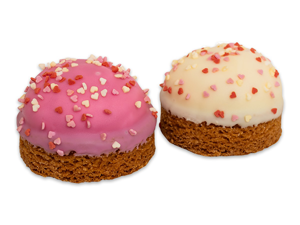 Valentijnsgebakjes 2 stuks